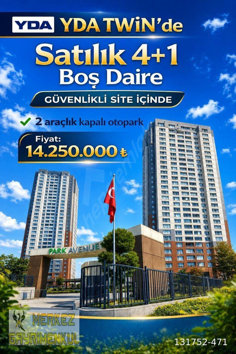 MERKEZ GAYRİMENKUL'DEN **YDA PARK AVENUE TWİN* SATILIK 4+1