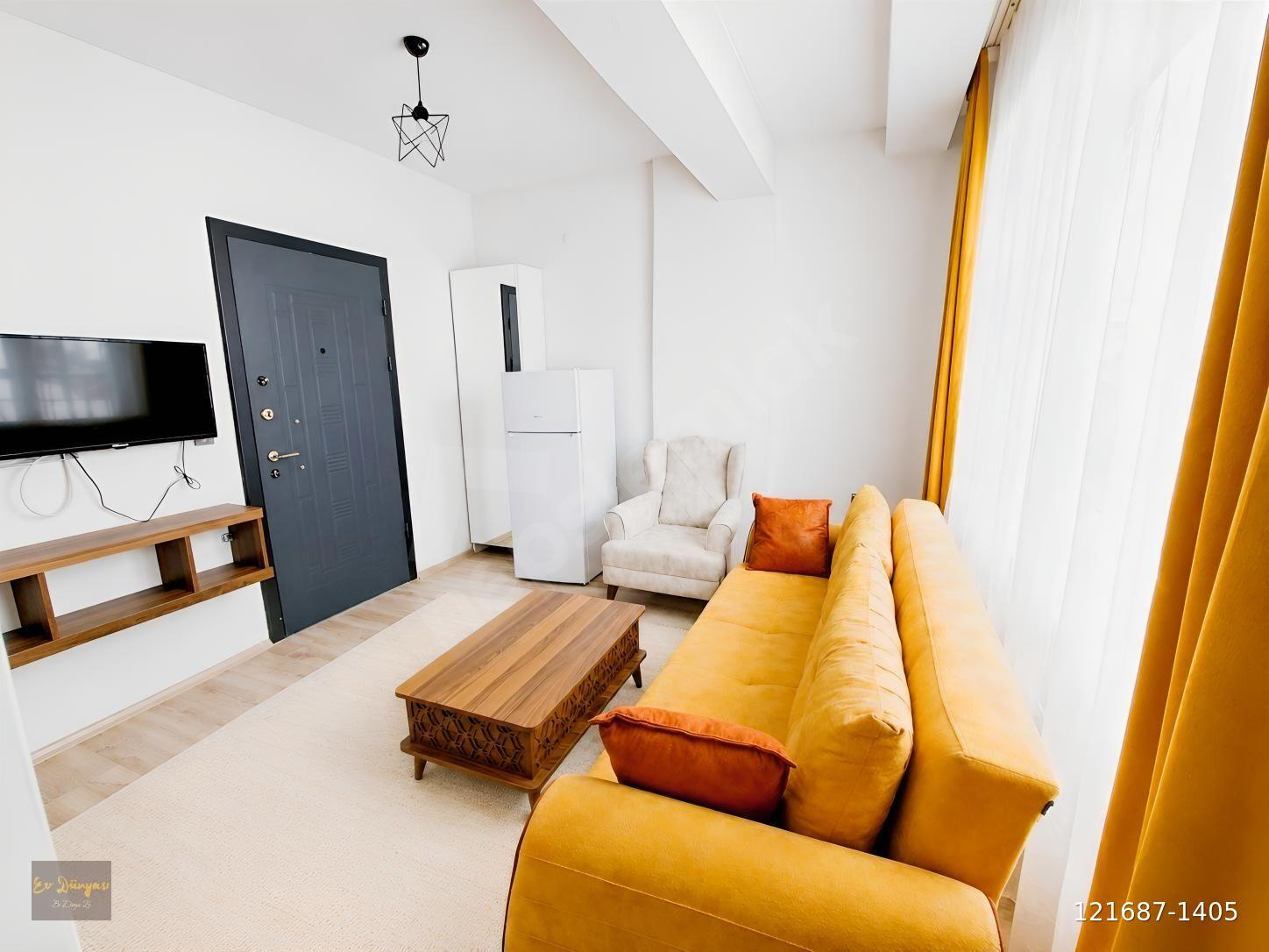 EV DÜNYASINDA/TALAS BAHÇELİEVLER TRAMVAY YAKINI 1+1 EŞYALI DAİRE