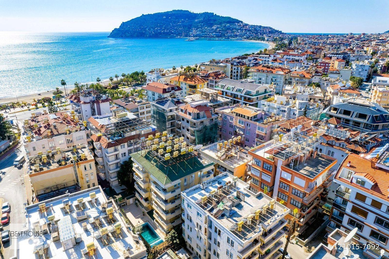 ALANYA GÜLLERPINARI’NDA DENİZE 100 M AYNI BİNADA 2 DAİRELİK ÖZEL YATIRIM FIRSATI