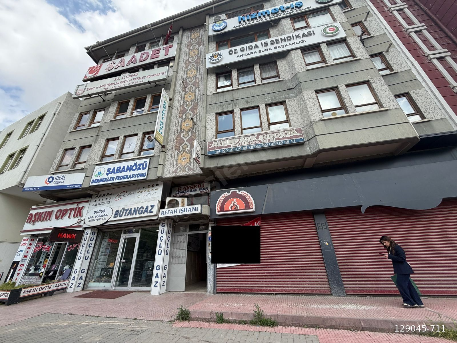 CB ERVA'DAN ALTINDAĞ ÖRNEK MAHALLESİ SATILIK İŞ YERİ / DAİRE