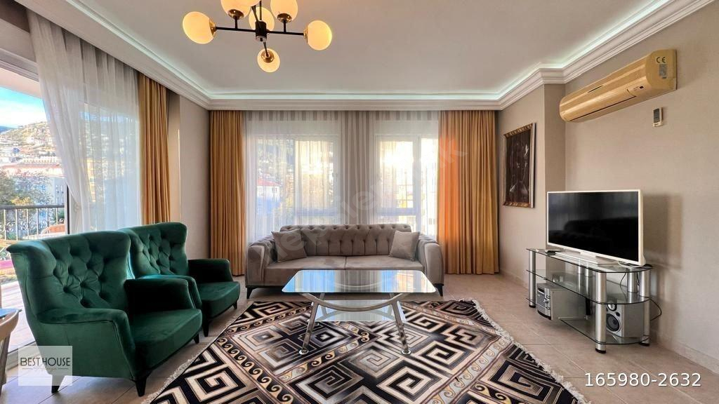 ALANYA GÜLLERPİNARINDA SİTE İÇERİSİNDE 2+1 EŞYALI SATILIK DAİRE