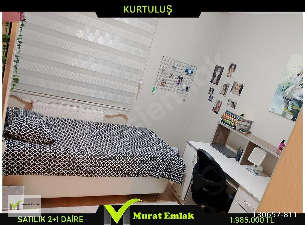 MURAT EMLAK İNŞAATTAN KURTULUŞ MAHALLESİNDE SATILIK 2+1 DAİRE