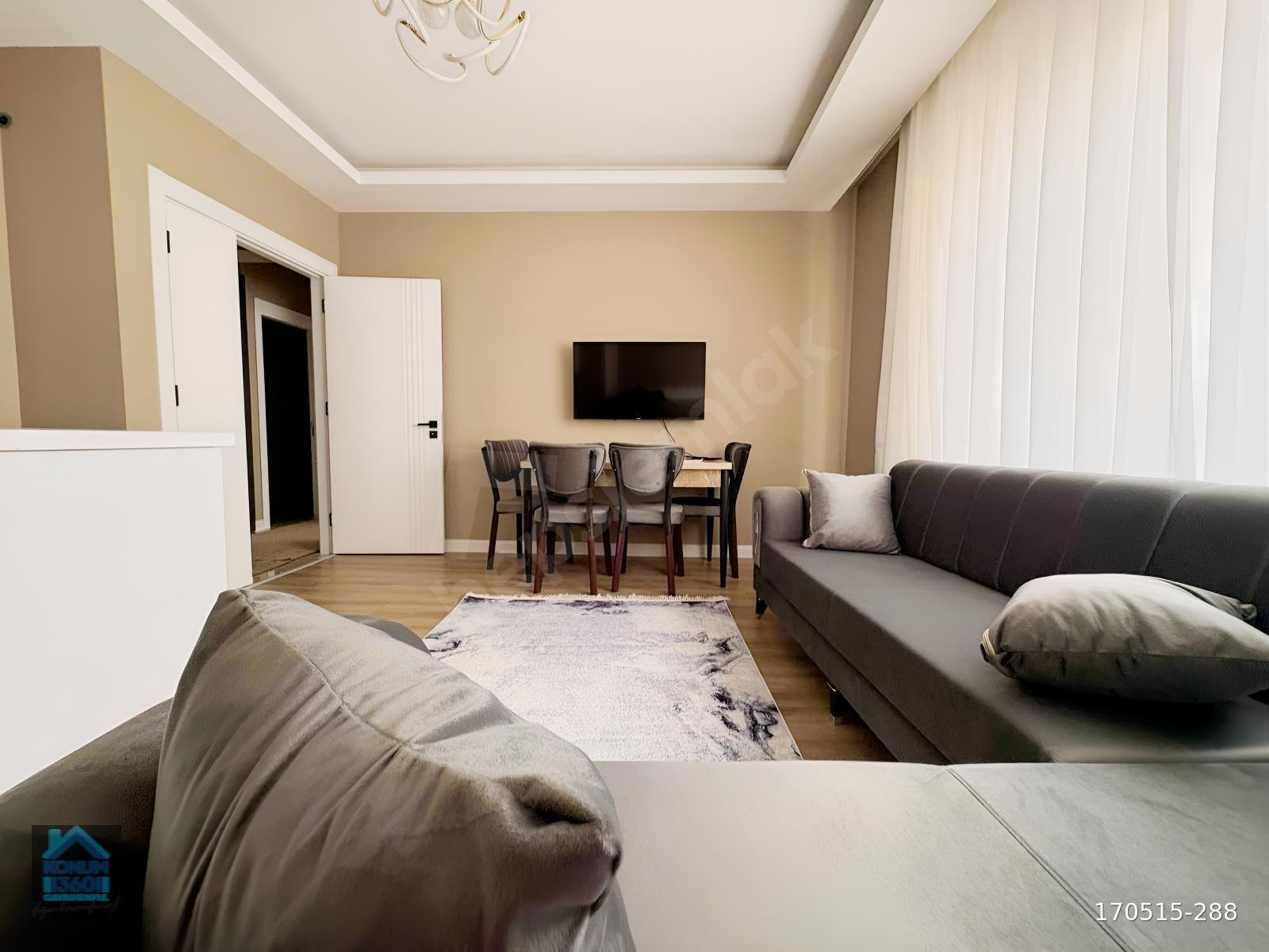 KONUM 360| TALASTA SIFIR EŞYALI 2+1 KİRALIK DAİRE
