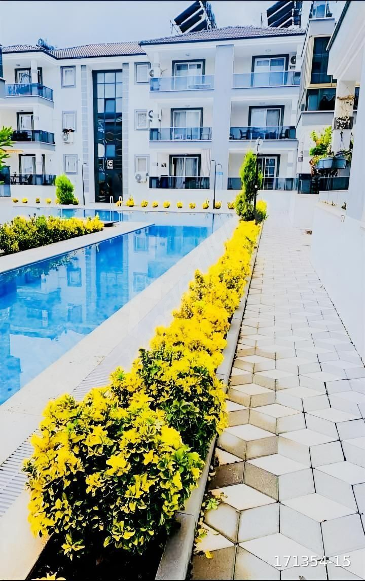 DALAMAN'DA LÜKS EŞYALI HAVUZLU 2+1 KİRALIK DAİRE