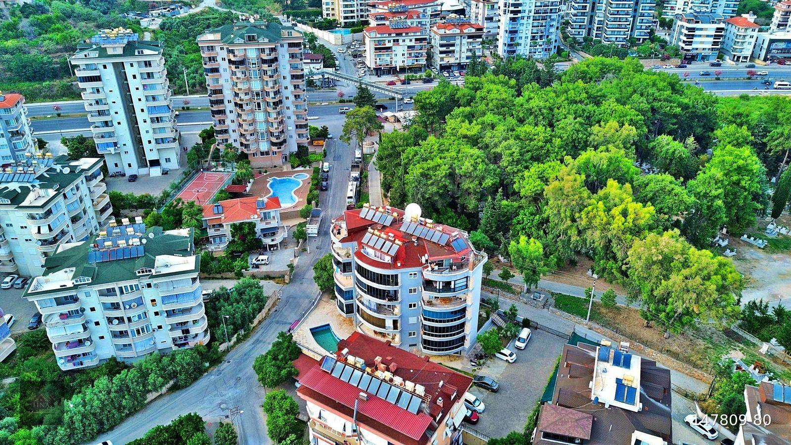 ALANYA CİKCİLLİ’DE SATILIK LÜKS 4+1 AMERİKAN MUTFAK GENİŞ DUBLEKS DAİRE