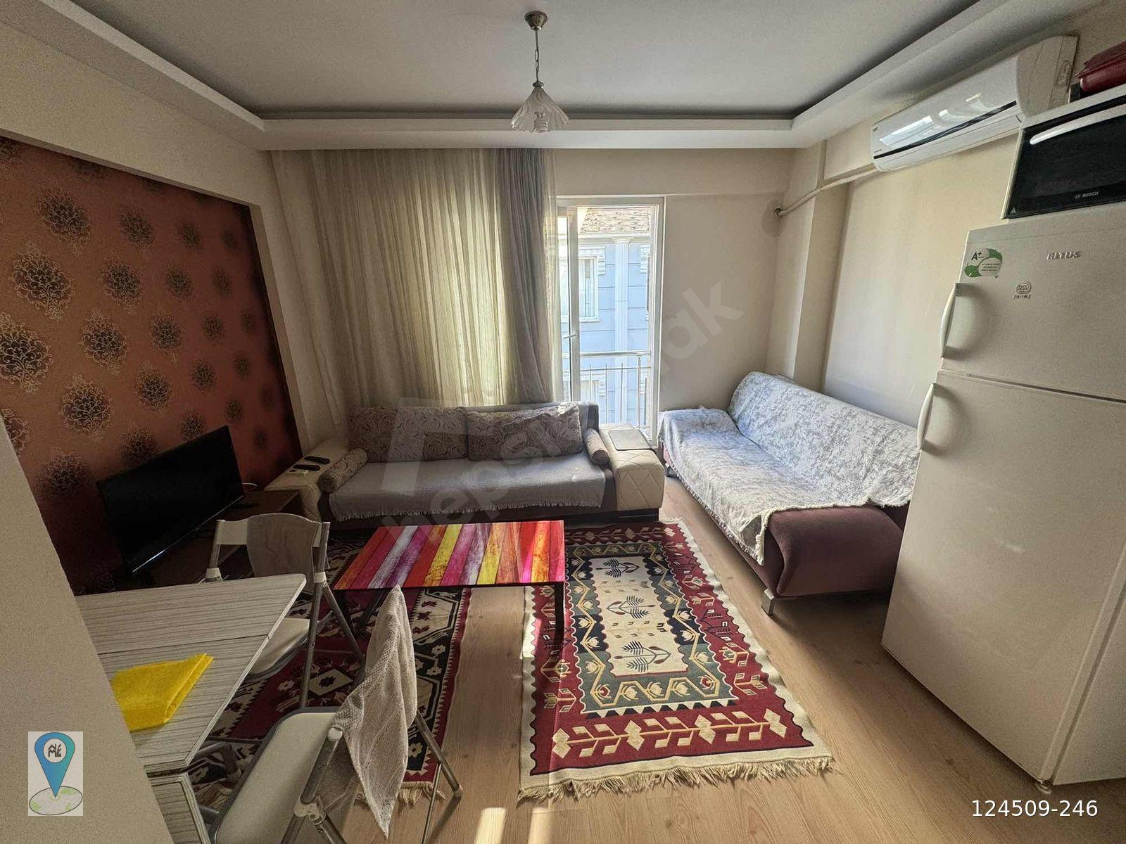 KİRALIK 1+1 EŞYALI DOĞALGAZLI KLİMALI BALKONLU DAİRE