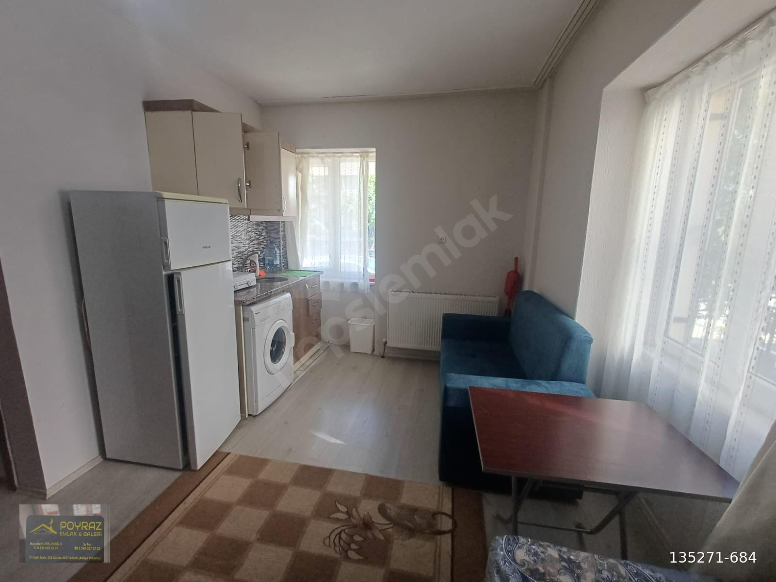 Fatih Mahallesi'nde Kiralık 1+0 Herşey dahil Geniş Apart