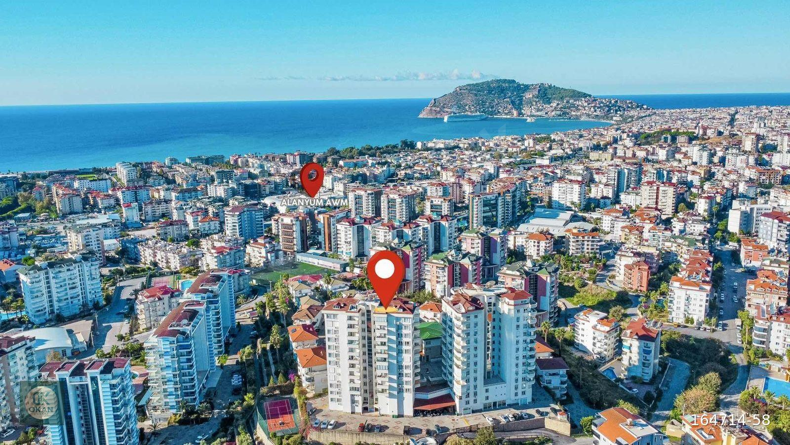 Ütopya 1 Residance Full Kale ve Deniz Manzaralı