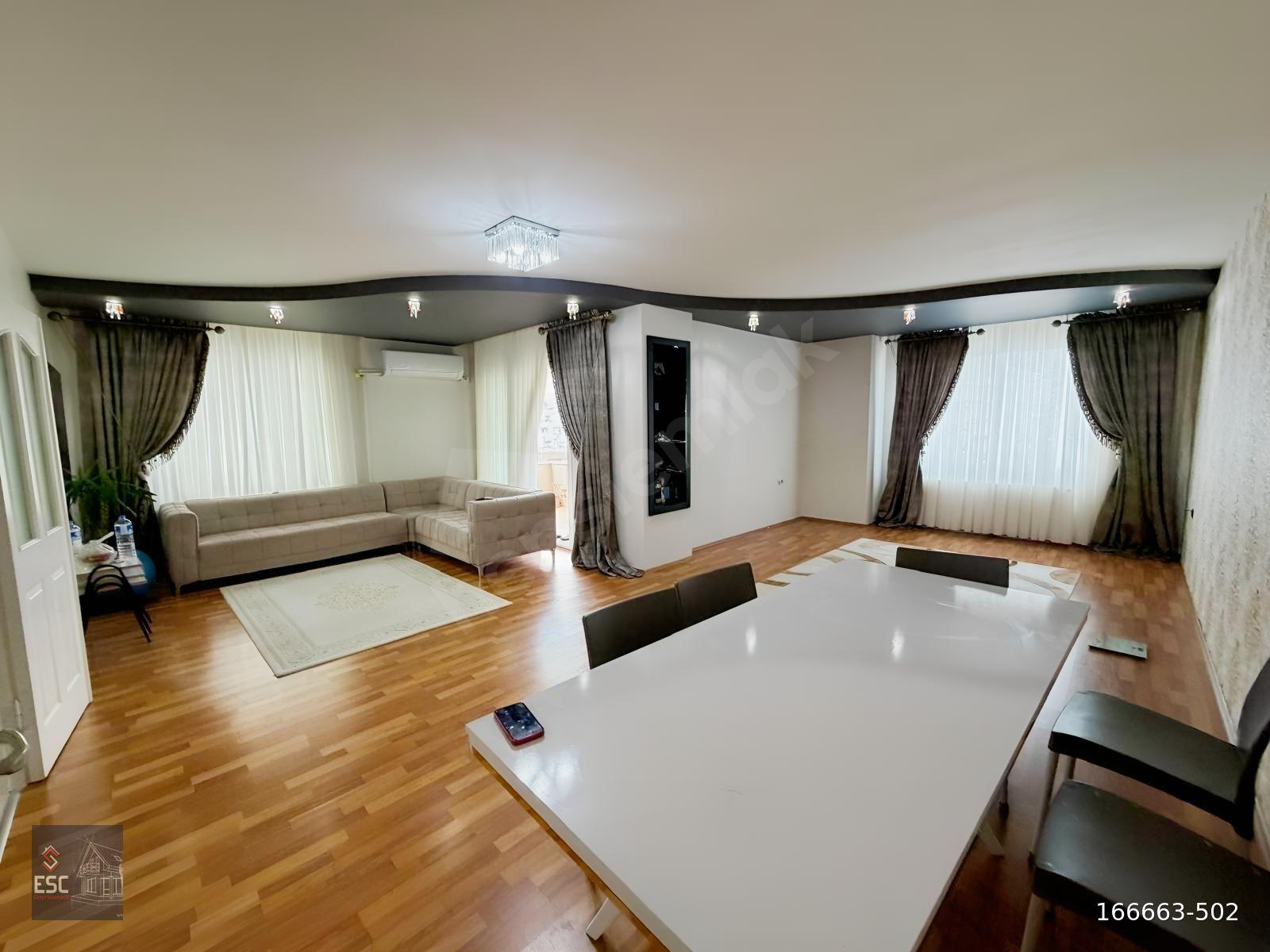 ESC'DEN MENDERES MH'DE GENİŞ OTURUMLU SATILIK 3+1 DAİRE ESC2491A