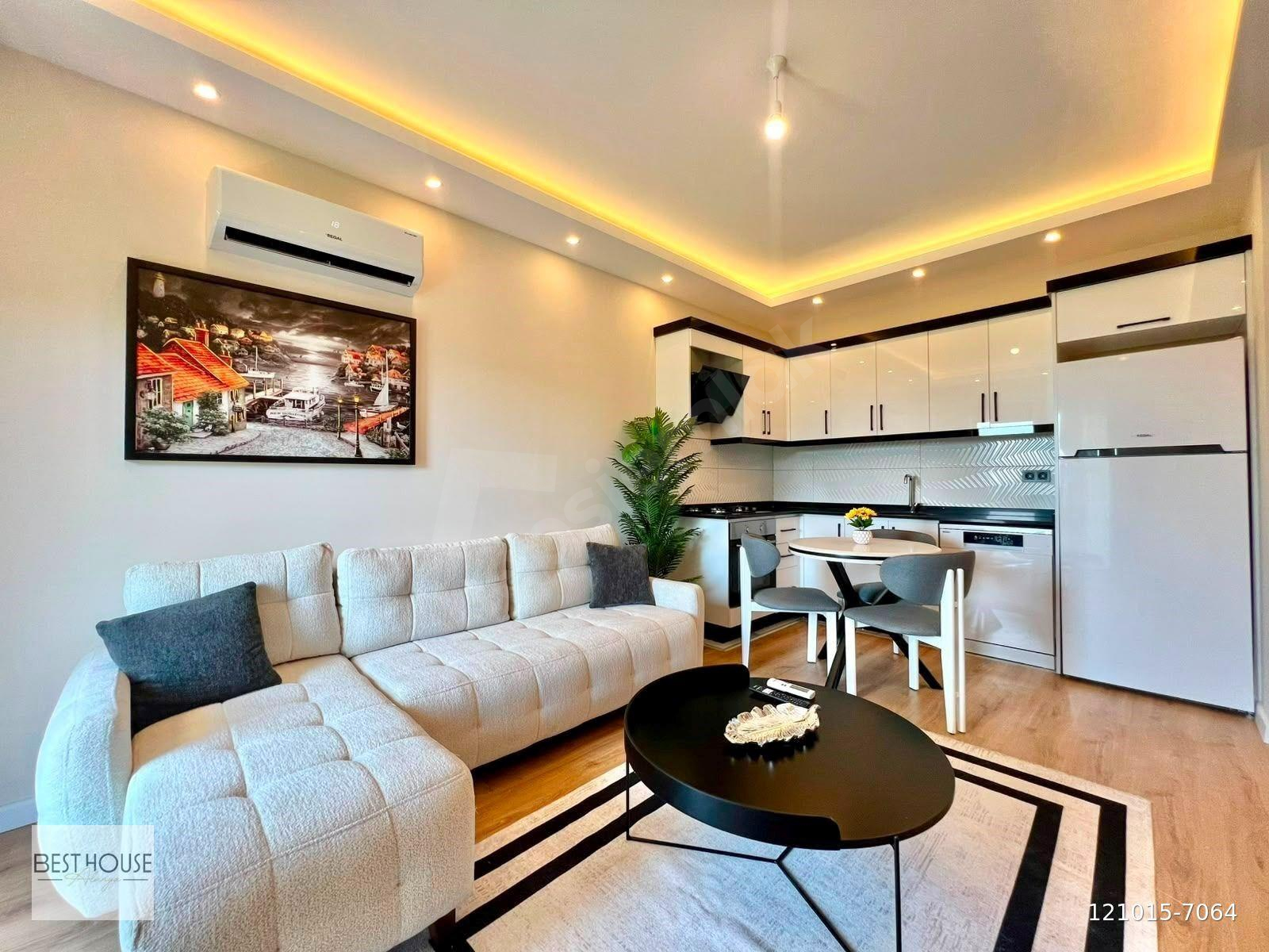 ALANYA KESTLDE 1+1 MUHTEŞEM KOMPLEKS SATILIK LÜX MOBİLYALI DAİRE