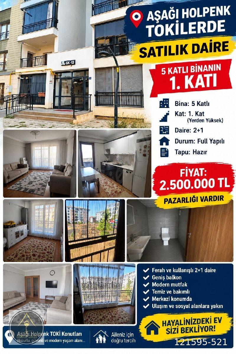 AŞAĞI HOLPENKDE SATLIK TOKİ DAİRE