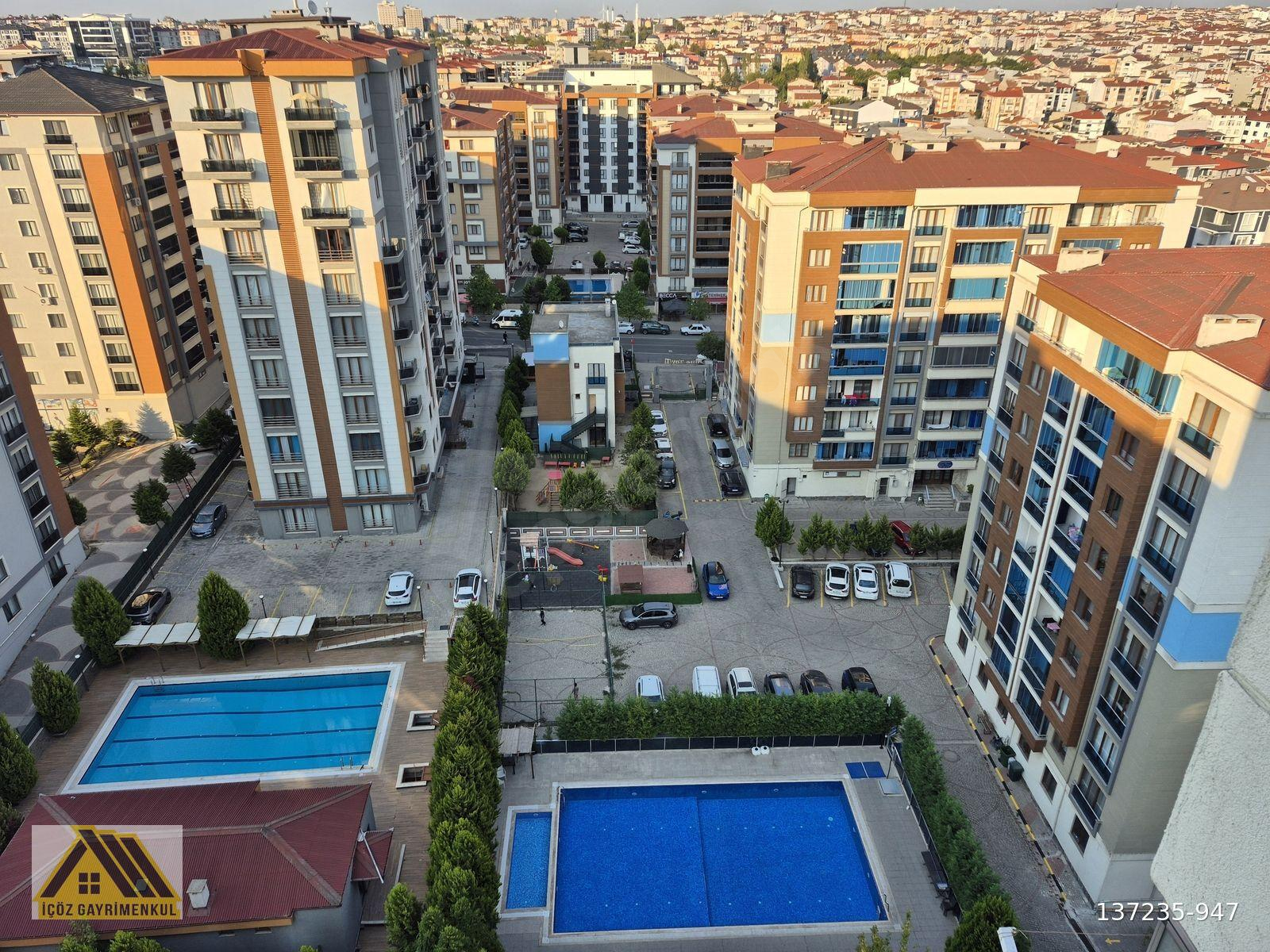 HAVUZLU,GÜVENLİKLİ SİTEDE PANORAMİK ŞEHİR MANZARALI 3+1 DAİRE