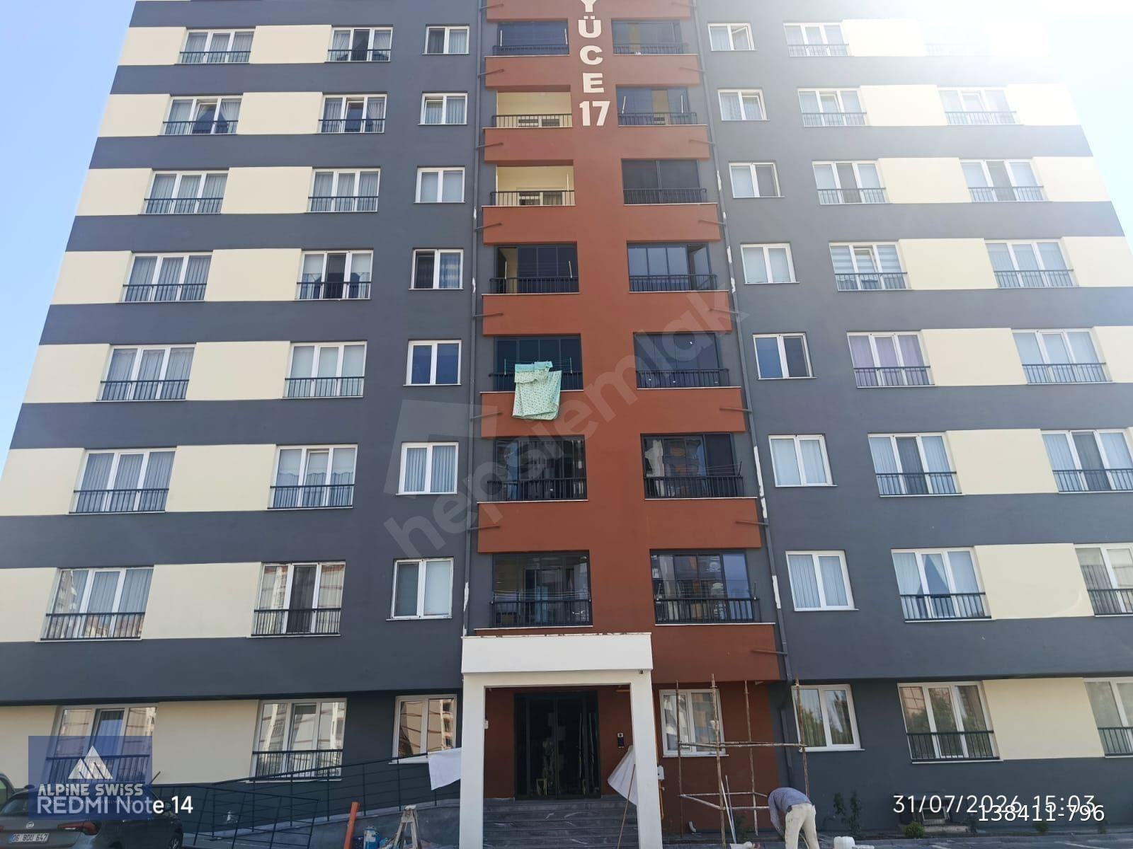 Takasolur BEYAZSEHİR DE 3.5+1 SATILIK DAİRE geniş ve güzel odalı