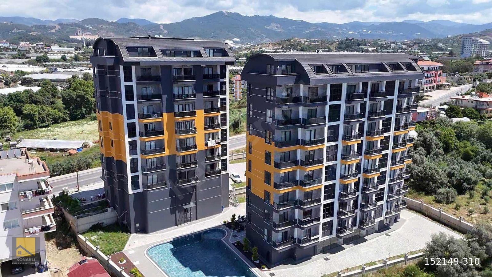 ALANYA PAYALLAR'DA SATILIK 1+1 KREDİYE UYGUN İSKANLI DAİRE