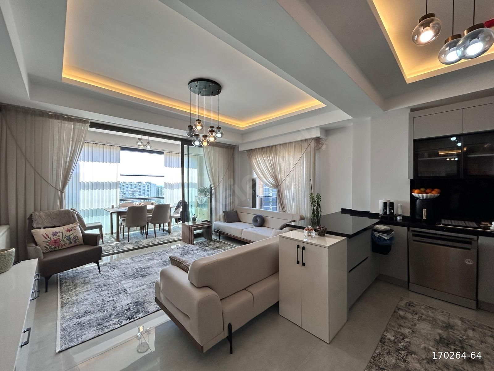 ''LÜKS KONSEPTTE, GENİŞ 2+1 DENİZ MANZARALI SATILIK DAİRE''