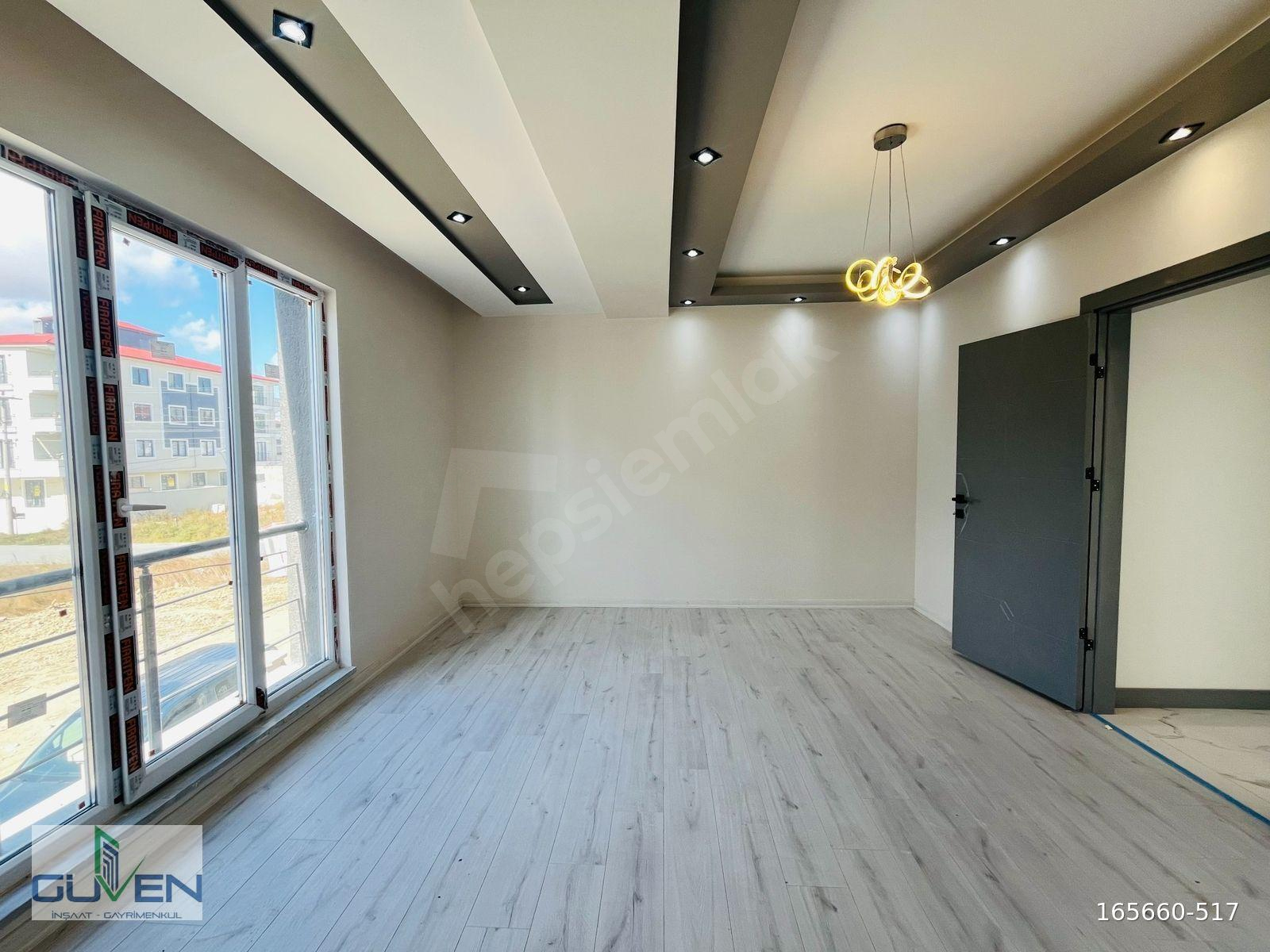 GÜVEN'DEN KAPAKLI'DA YERDEN ISITMALI,EBV.BANYOLU ÖN CEPHE 2+1 EV