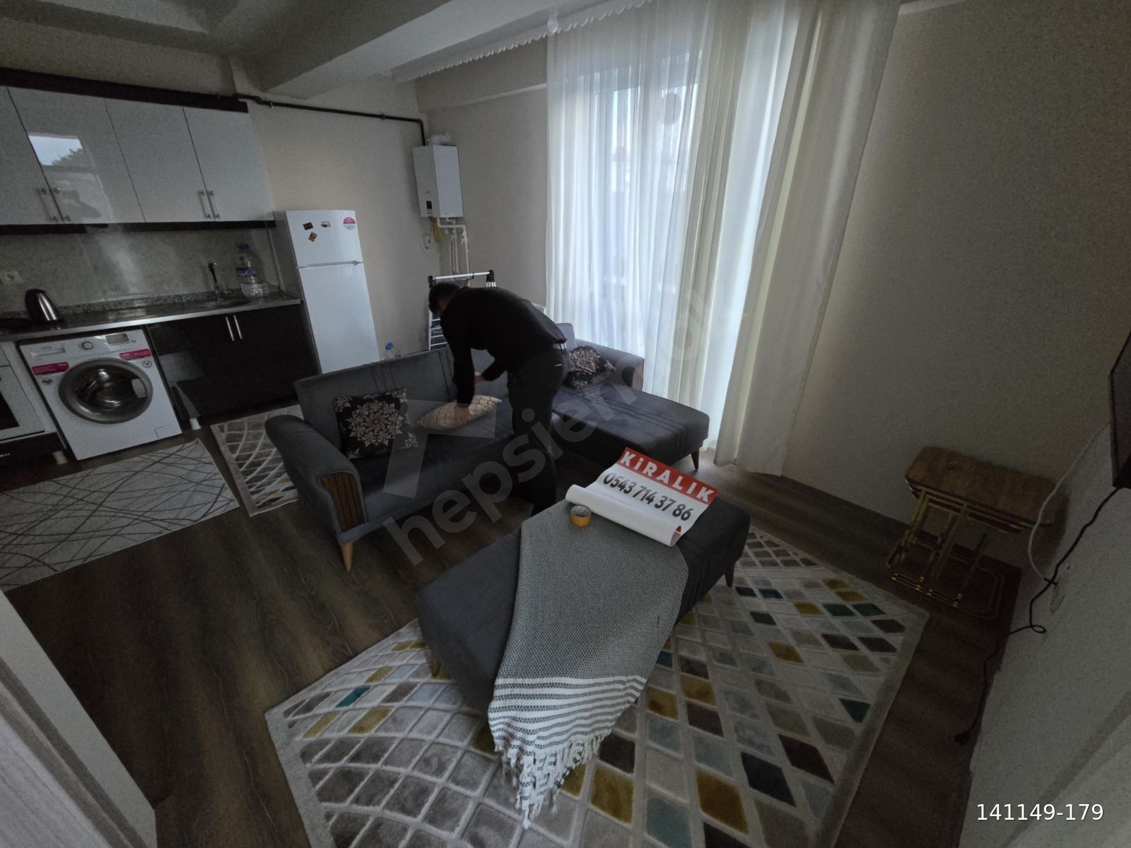 KİRALIK 1+1 FULL EŞYALI DAİRE | Iğdır Merkez Topçular Mahallesi