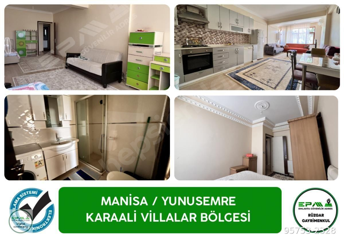Manisa Yunusemre Karaali Villalar Bölgesinde 2+1 Bahçe Zemin
