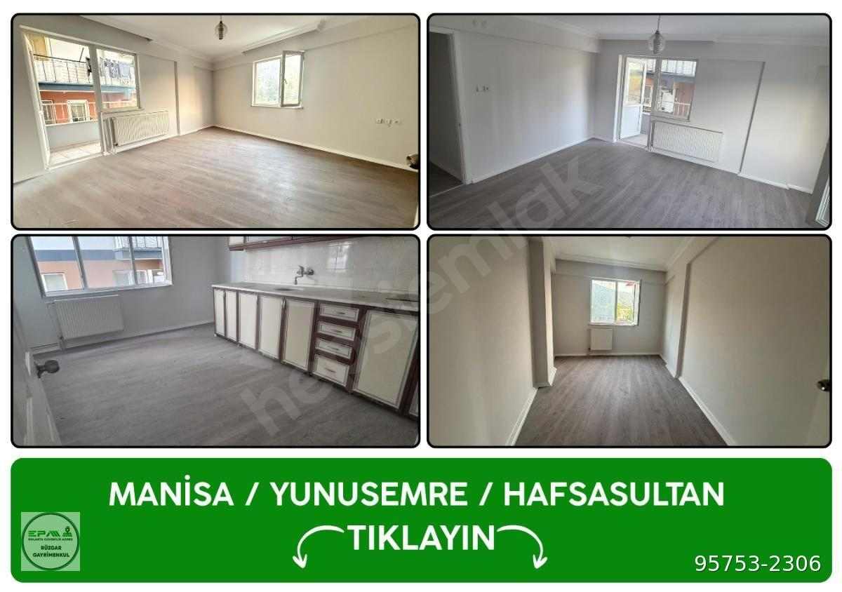 Manisa Yunusemre Hafsasultan Mahallesi 3+1 Kapalı Mutfak Satılık