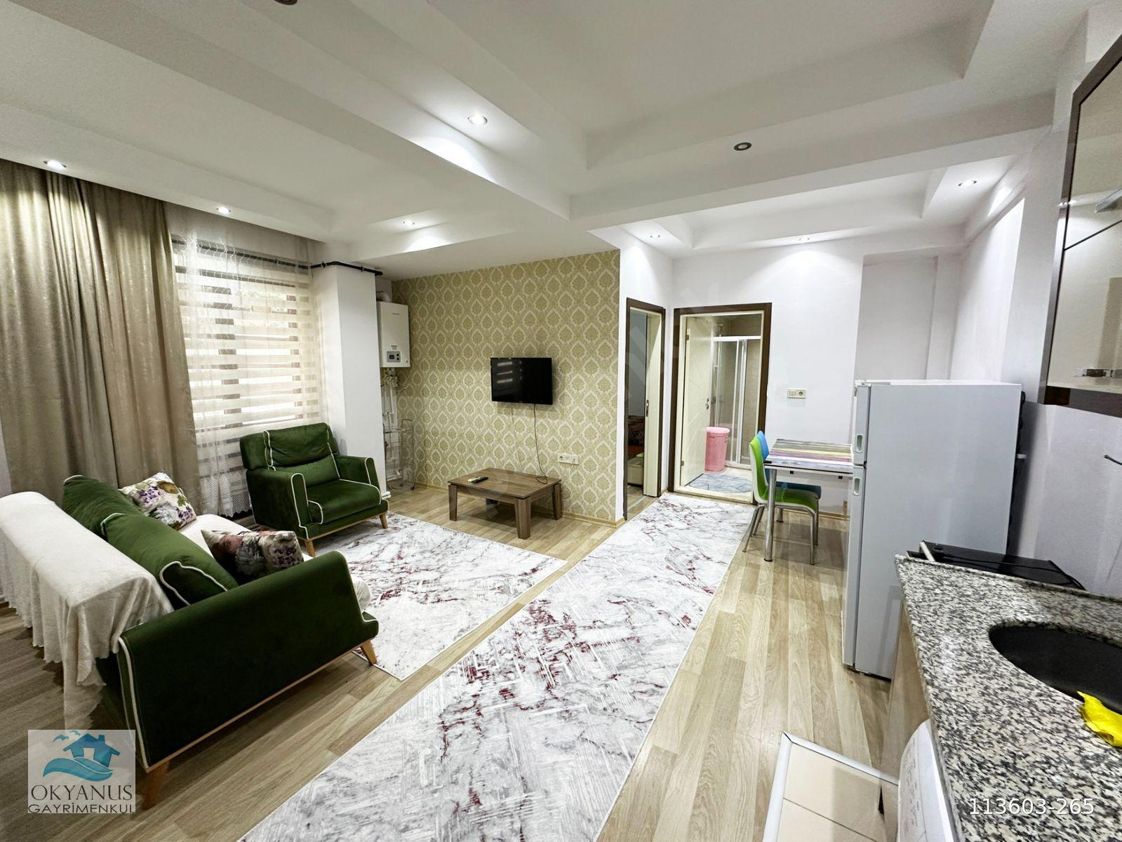 KUŞPINAR TUGAY'A YAKIN KLİMALI 1+1 FULL EŞYALI APART