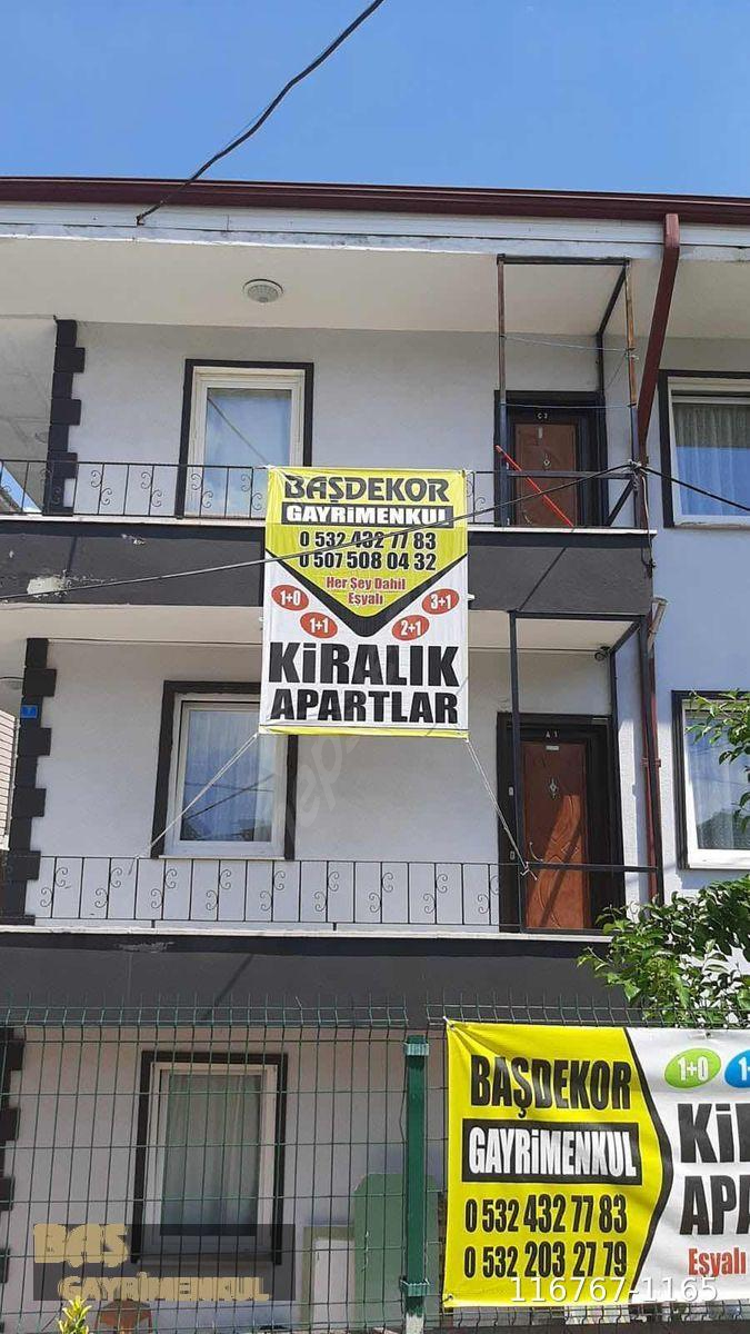 BAŞDEKOR GAYRİMENKUL'DEN KİRALIK 1+1 EŞYALI DAİRE MAVİ DURAKTA
