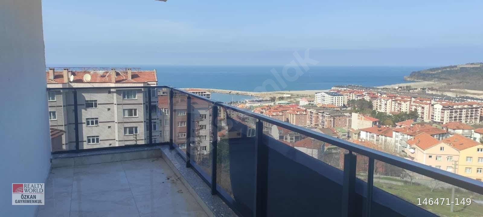 FİLYOS'TA KİRALIK 1+1 DENİZ MANZARALI SIFIR DAİRE