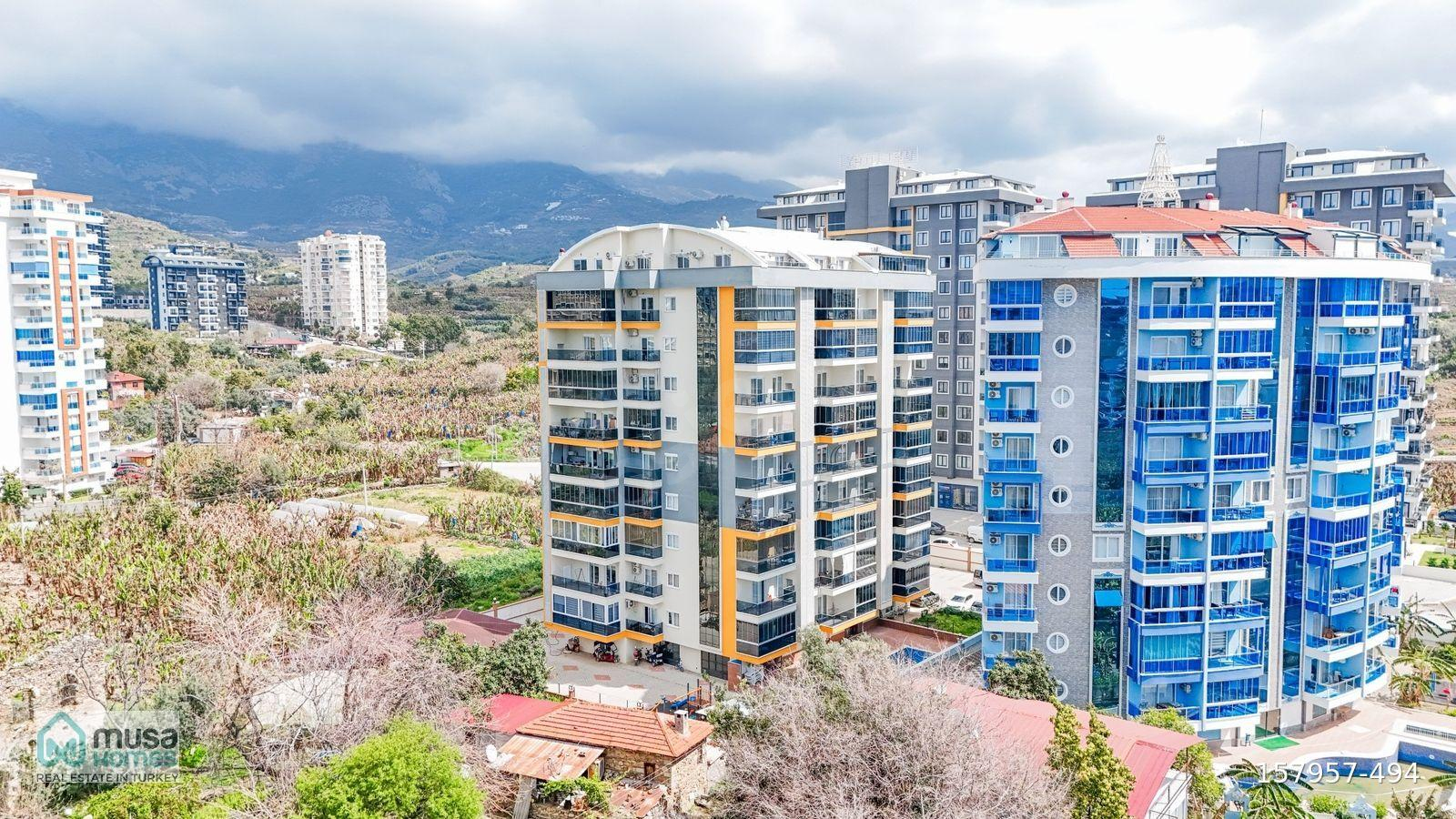 MAHMUTLARDA YENİ BİNADA SIFIR EŞYALI AYRI MUTFAK DEV BALKON