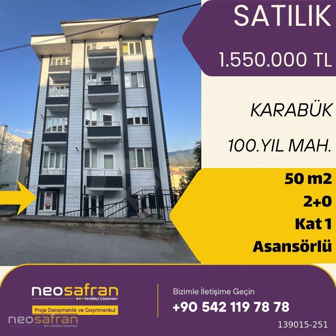 KARABÜK 100. YIL MAHALLESİNDE SATILIK 2+0 DAİRE