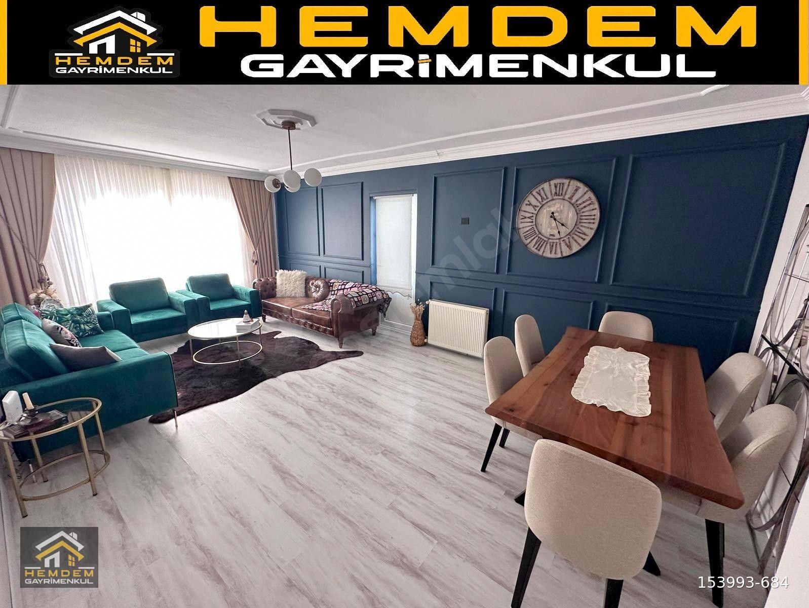 HEMDEM GAYRİMENKUL'DEN PİYADE'DE FULL+FULL YAPILI ÖN CEPHE 3+1 SATILIK DAİRE