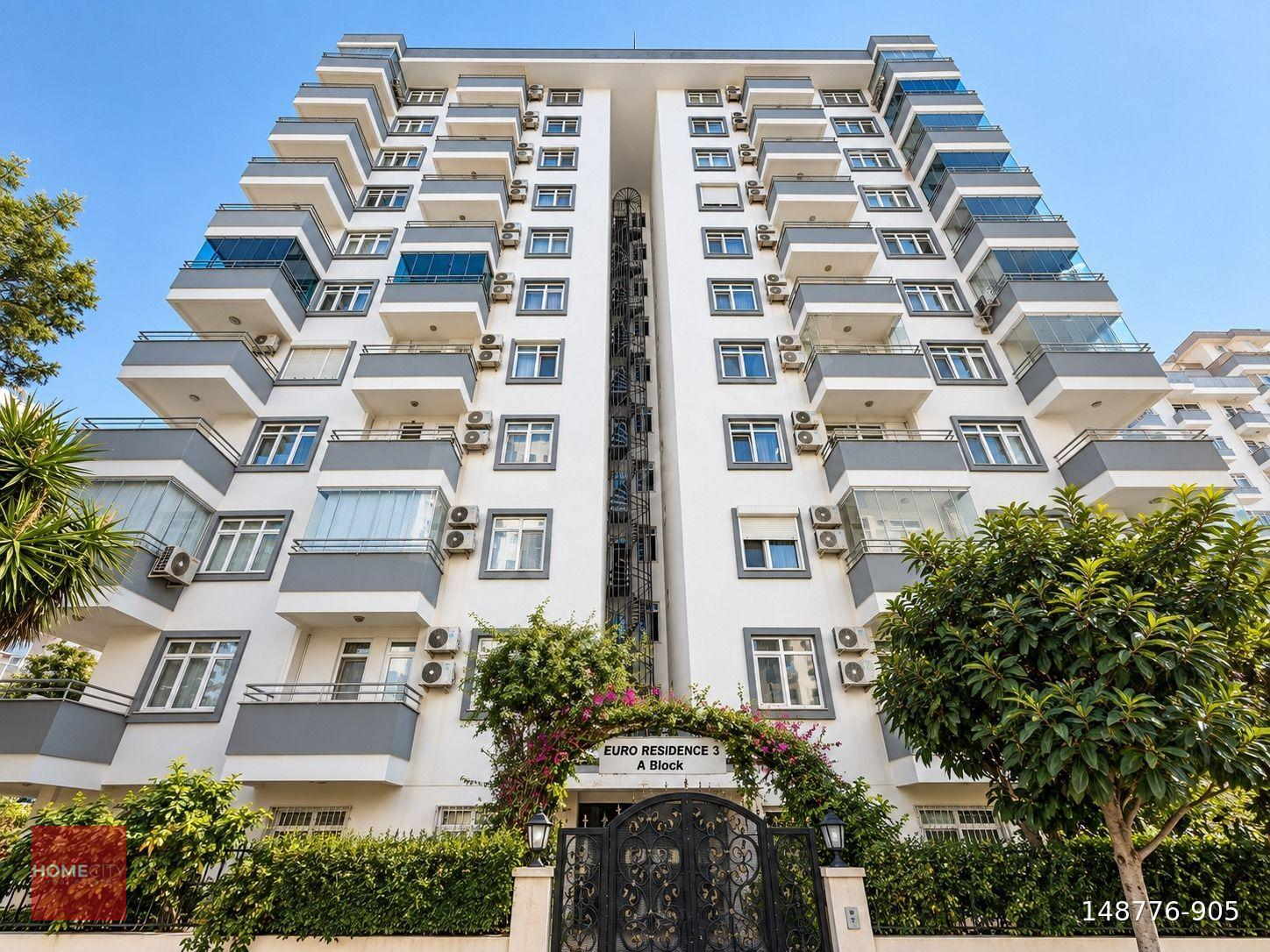 ALANYA MAHMUTLAR 2+1 130 M2 LÜX EŞYALI DENİZE 50 M HAVUZ,OTOPARK