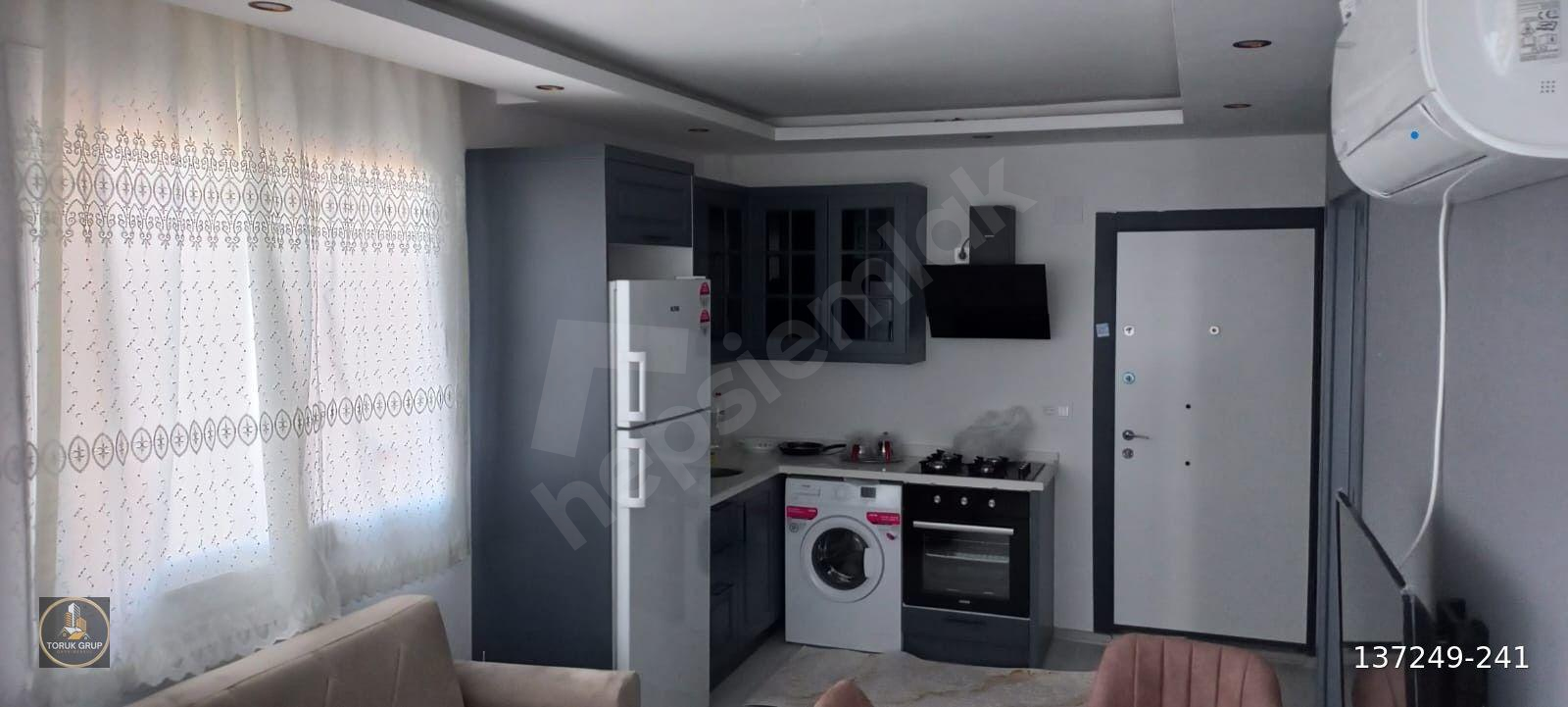 ÇARKIPARE DE 1+1 FULL EŞYALI KİRALIK FIRSAT DAİRE