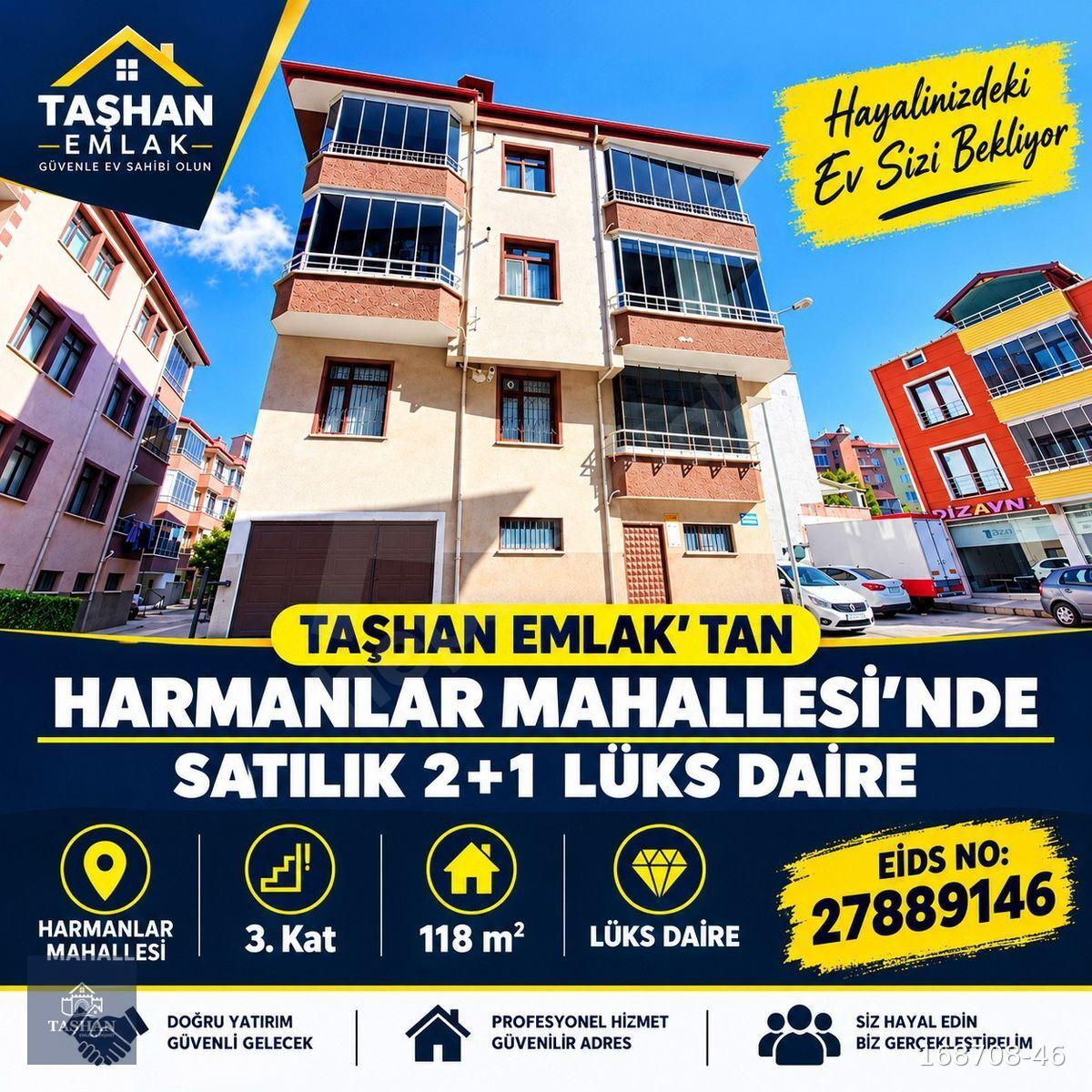 TAŞHAN EMLAK’ TAN AMASYA-MERZİFON HARMANLAR MAHALLESİNDE SATILIK 2+1 DAİRE