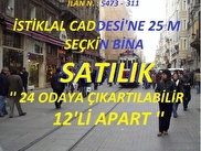 Beyoğlu Kuloğlu Satılık 9 ve üzeri Ticari Bina