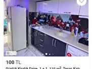 Çankaya Korkutreis Günlük Kiralık 1+1 Ev