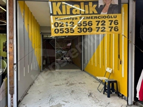KAMELYA EMLAKTAN Merterde Asma Katlı 80m2 Depolu Mağaza