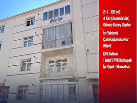 CEDİT MAHALLESİNDE 130 M2 2+1 4.KAT SATILIK DAİRE