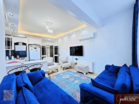 MEZİTLİ AKDENİZ DE CEPHE FULL AÇIK HAVUZLU LÜX ÇİFT BANYOLU 2+1