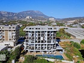 KARGICAK Alisa Deluxe Residencete Doğa Manzaralı 2+1 Dublex
