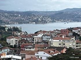 Kiralık Tarabya Nurol da Modern dekorasyonlu manzaralı şöminelii