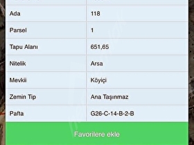 ÜÇ KAT İMARLI GÖVEMDE İmarlı Arsa...