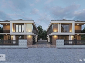 CİHANGİR 2 Sitesi Modern 4+1 İkiz Villa Geniş Bahçe ve Teraslı