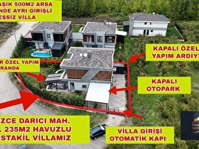 ERHAN KESKİNDEN 5+1 235M2 HAVUZLU VİLLAMIZ SATILIKTIR