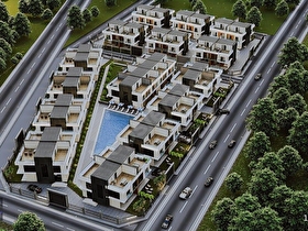 AKGden Karaağaç Özel Okulların ortasında Tripleks Villa Projesi