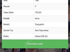 YILMAZ EMLAKTAN KAYACIK MAH. İMARLI ARSA