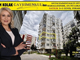 !!ÖZLEM KOLAK GAYRİMENKULdan!! KONYAALTI/ANTALYA SİTELER MAH. MEVLANA SİTESİNDE SATILIK 3+1 DAİRE!!