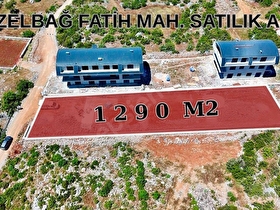 ALANYA GÜZELBAĞ FATİHTE MÜSTAKİL YAŞAMA HAZIR 1290 M2 ARSA