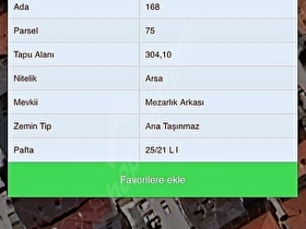 DÖRT KAT İMARLI KÖŞE PARSEL Satılık Arsa...