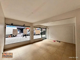 byTOPRAKTAN TELSİZDE KUMAŞÇILARIN İÇİNDE DEPOLU 150m2 KİRALIK DÜKKAN