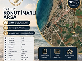 Hatay Arsuz Çetillik Mahallesinde Satılık Konut İmarlı Arsa