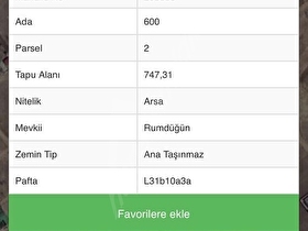 GÜLÖNÜ EMLAK TAN SATILIK PARSEL